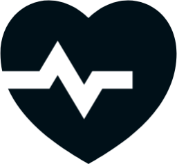 heart pulse fill icon