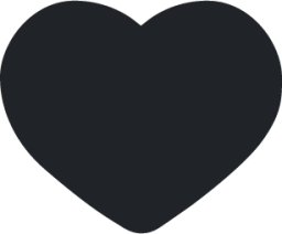 heart (rounded filled) icon