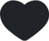 heart (rounded filled) icon