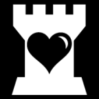 heart tower icon