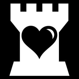 heart tower icon