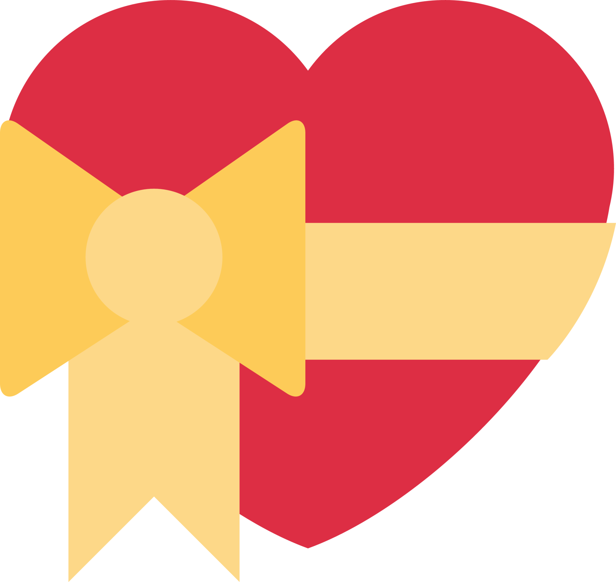 heart with ribbon emoji