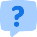 help question chat bubble rectangle icon