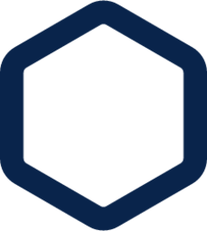 hexagon line shape icon