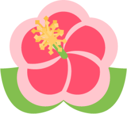 hibiscus emoji