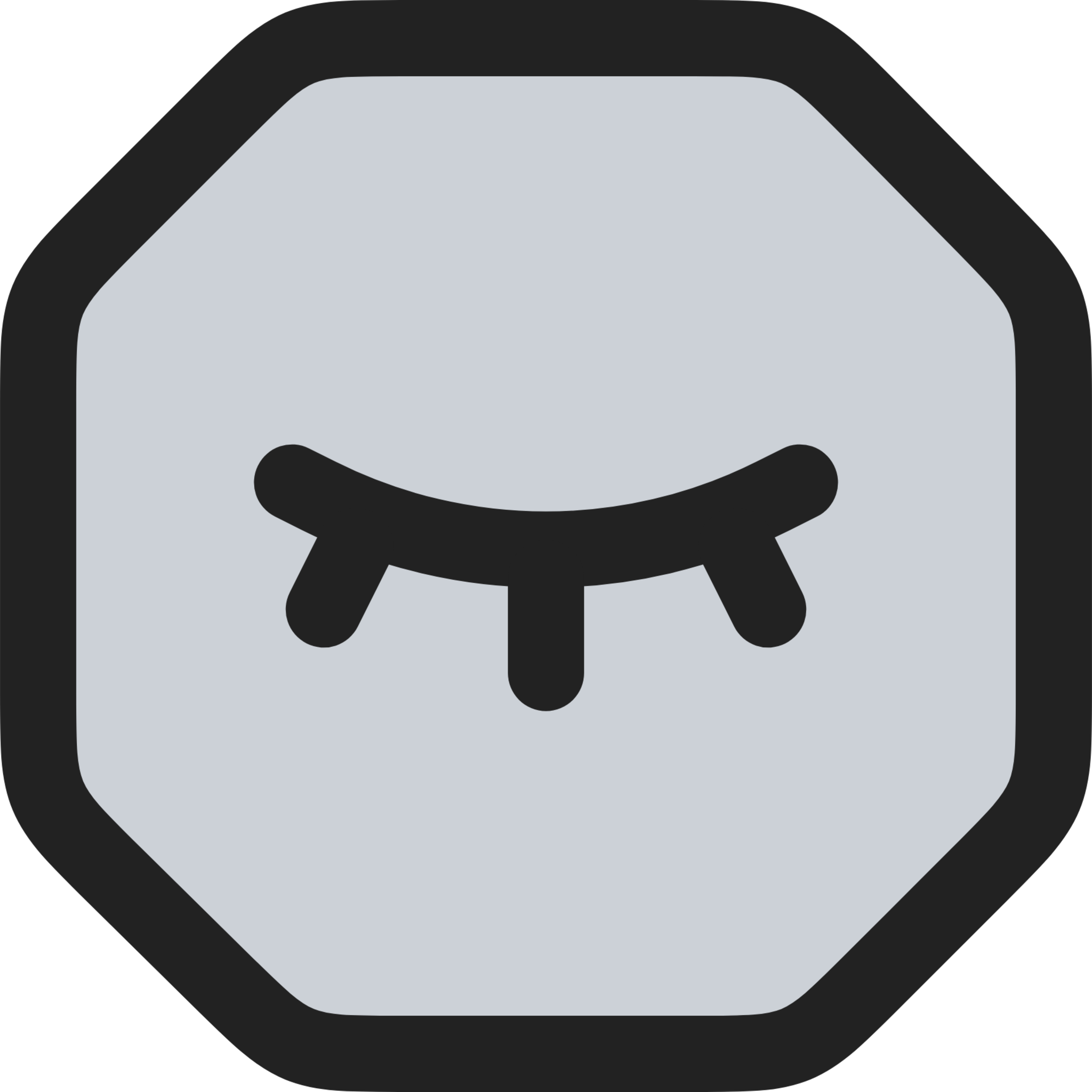 hide eye duotone icon