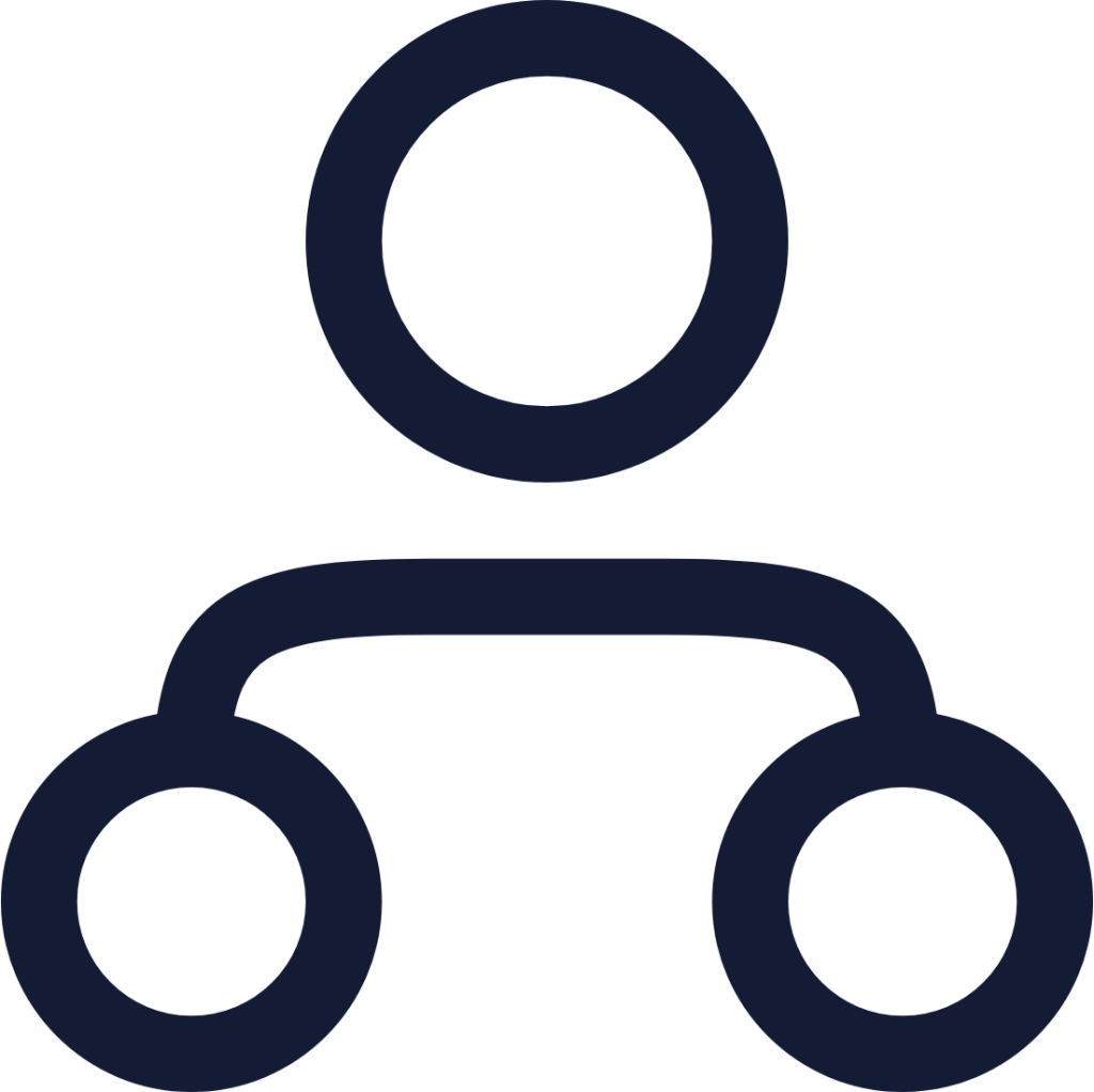 hierarchy circle icon