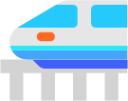 high speed train emoji