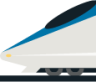 high-speed train emoji