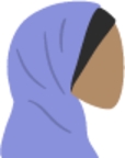 Hijab islam woman girl illustration