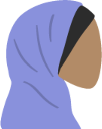 Hijab islam woman girl illustration