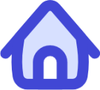 home 2 door entrance home house map roof round icon
