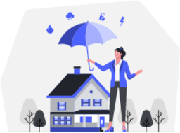 Home insurance illustration