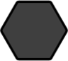 horizontal black hexagon  emoji
