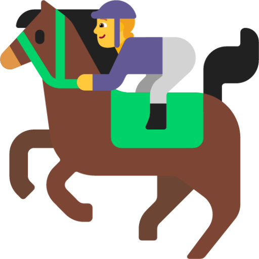 horse racing default emoji