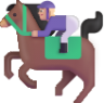 horse racing medium light emoji