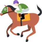 horse racing tone 1 emoji