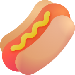 hot dog emoji
