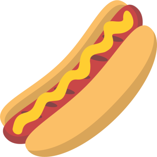 hot dog emoji