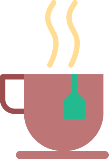 hot tea brown cup icon