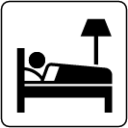hotel accommodation icon