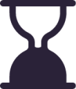 hourglass bottom icon