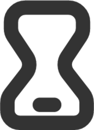 hourglass bottom icon