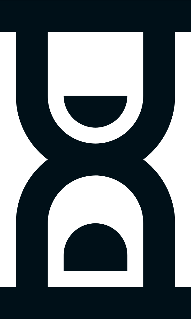 hourglass line icon