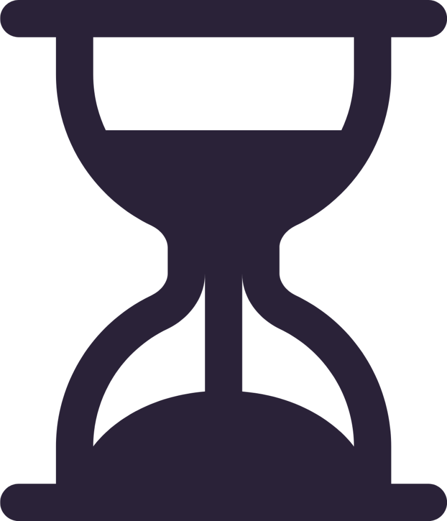 hourglass split icon