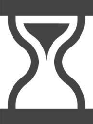 hourglass start icon