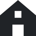 house (sharp filled) icon