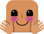 hug brown emoji
