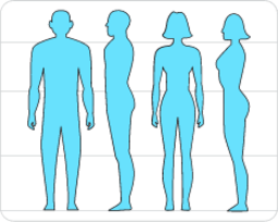 Human profile illustration