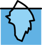 iceberg emoji