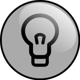 idea gray icon