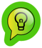 idea yellowgreen icon