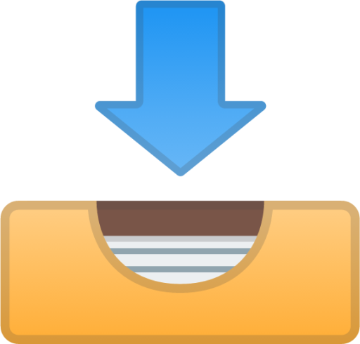 inbox tray emoji