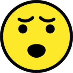 fearful face Emoji - Download for free – Iconduck