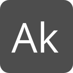indicator keyboard Ak icon