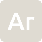 indicator keyboard Ar icon