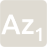 indicator keyboard Az 1 icon