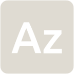 indicator keyboard Az icon