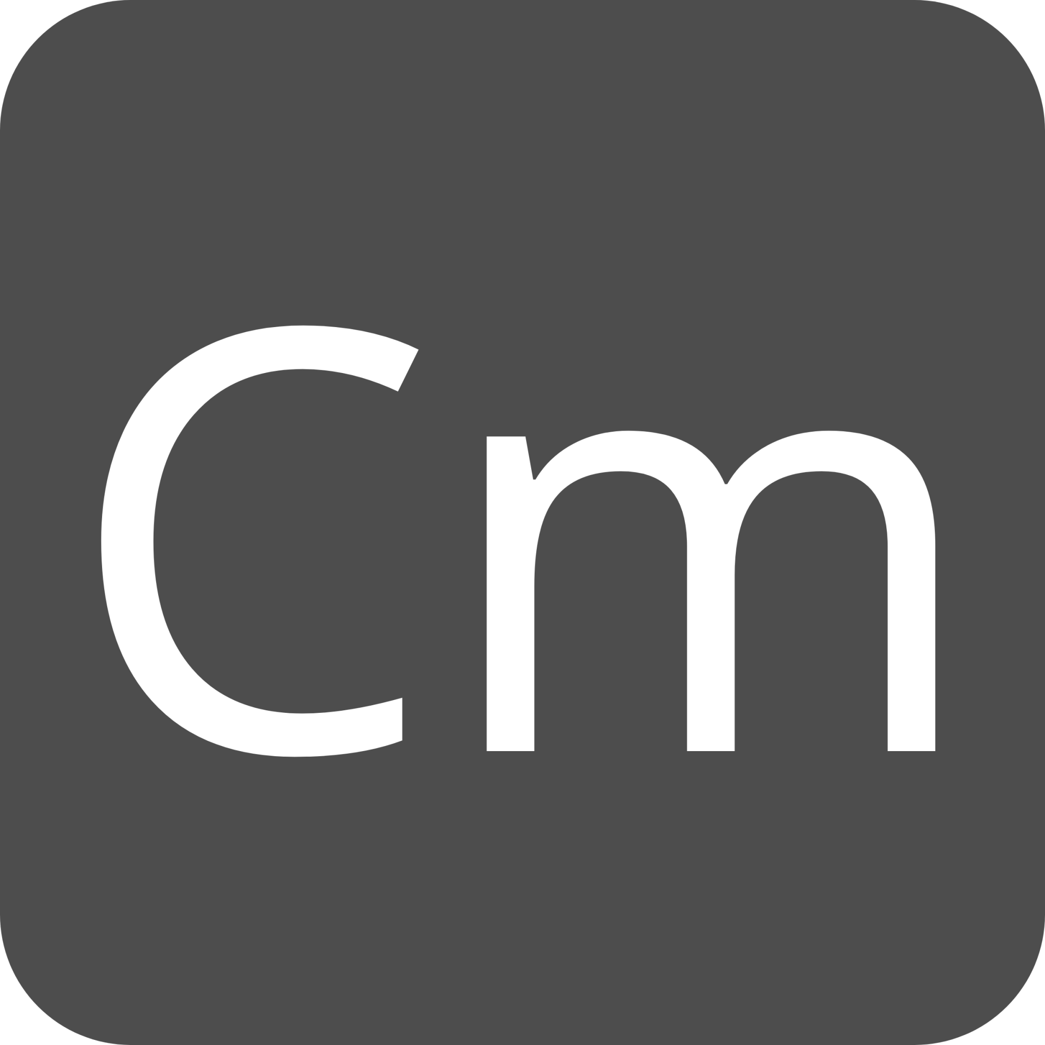 indicator keyboard Cm icon