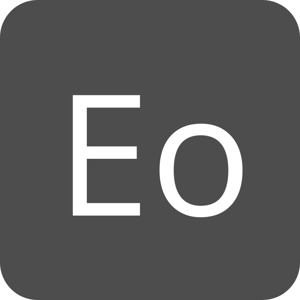 indicator keyboard Eo icon