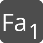 indicator keyboard Fa 1 icon