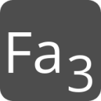 indicator keyboard Fa 3 icon