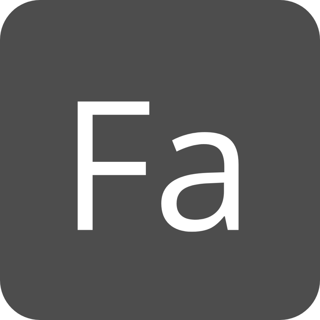 indicator keyboard Fa icon
