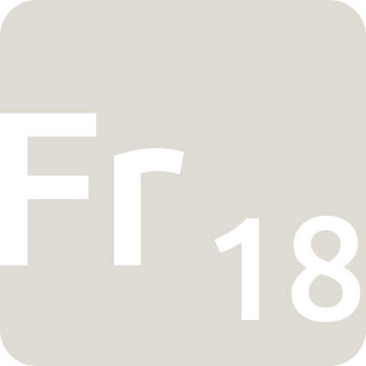 indicator keyboard Fr 18 icon