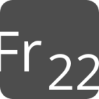 indicator keyboard Fr 22 icon