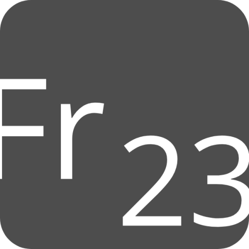 indicator keyboard Fr 23 icon
